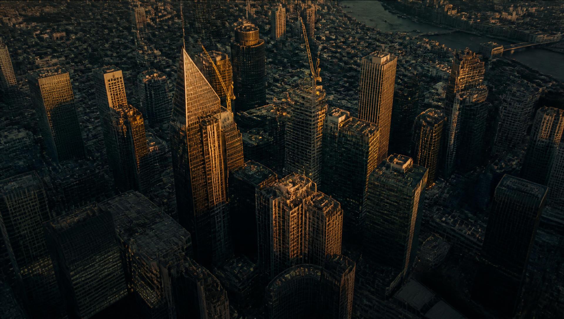 City skyline with high-rise construction